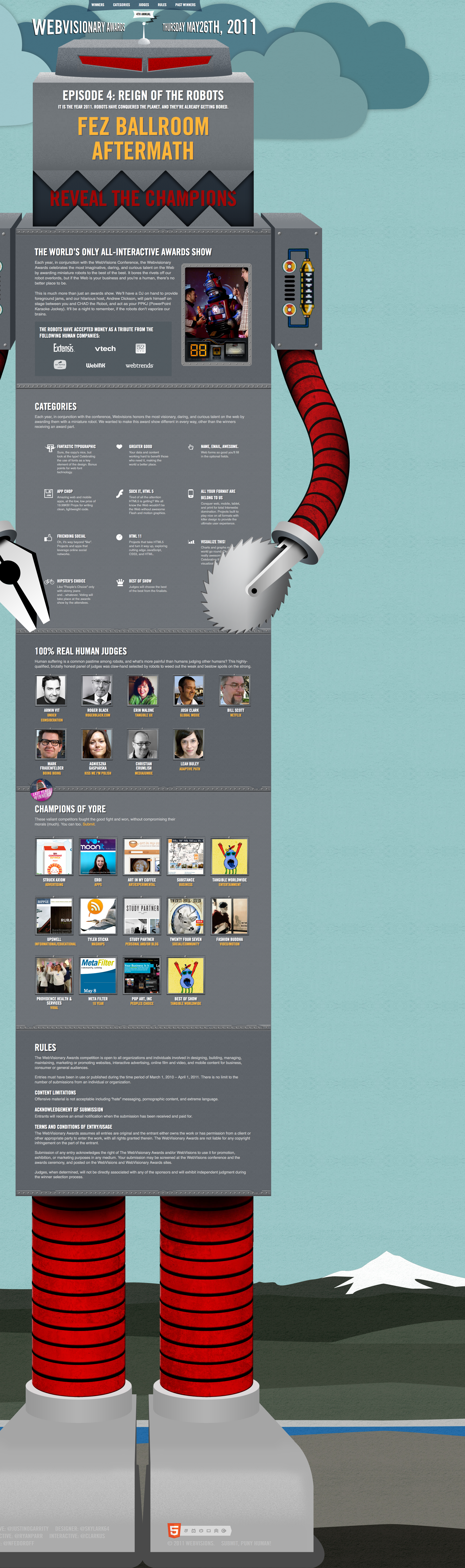 The Webvisionary Awards